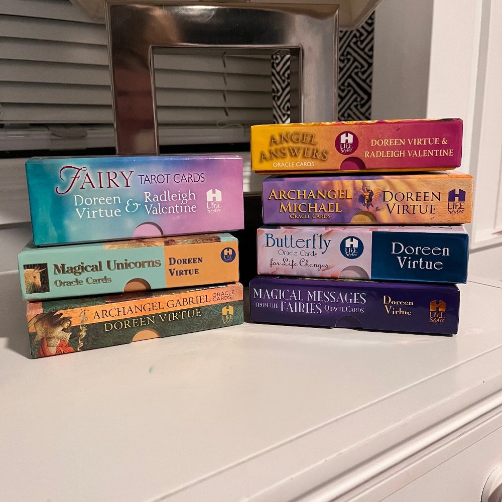 Lot of 7 EUC Tarot and Oracle Card Decks